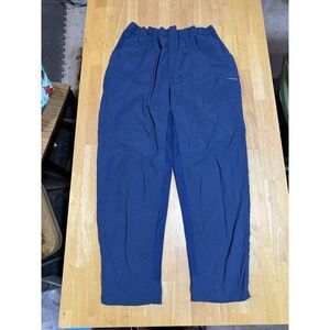 ExOfficio Mens Nylon Mesh Inset Hiking Pants Blue Size XL Vintage Travel